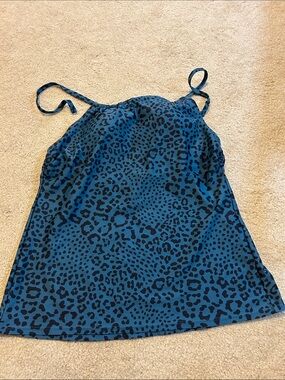 Animal Print Swim Top